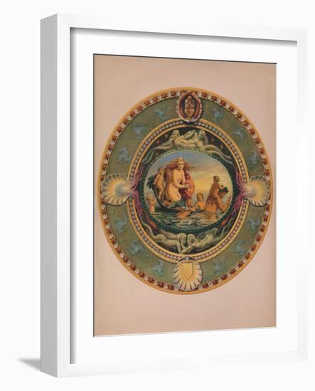 'Plateau in Majolica Ware', 1863-Robert Dudley-Framed Giclee Print