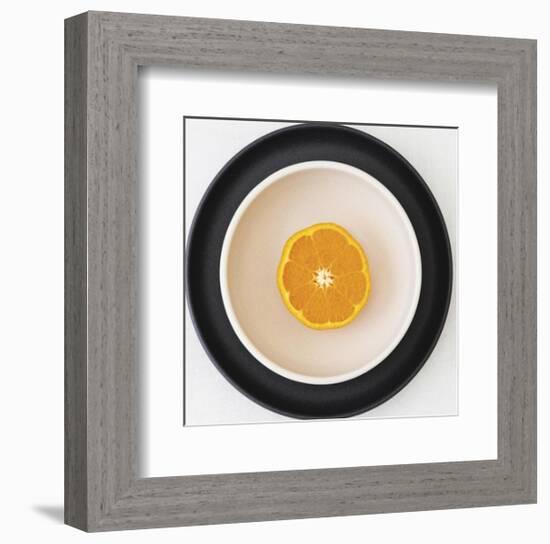 Plated Fruit - Orange-Irene Suchocki-Framed Giclee Print