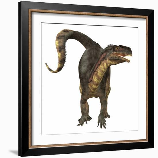 Plateosaurus Dinosaur, Front View-Stocktrek Images-Framed Art Print