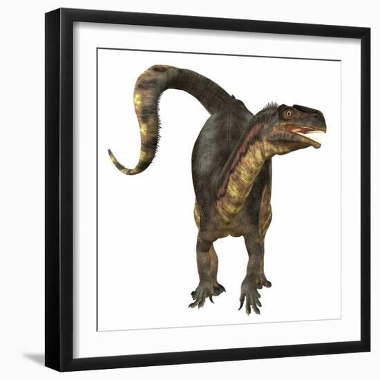 Plateosaurus Dinosaur, Front View-Stocktrek Images-Framed Art Print