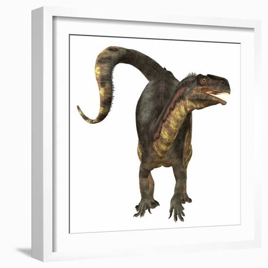 Plateosaurus Dinosaur, Front View-Stocktrek Images-Framed Art Print