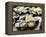 Plates of Fresh Oysters, Sydney's Fish Market at Pyrmont, Sydney, Australia-Andrew Watson-Framed Premier Image Canvas