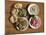 Plates of Traditional Food, Falafel, Babaghanoush and Shawarma, Egypt, North Africa-Upperhall Ltd-Mounted Photographic Print