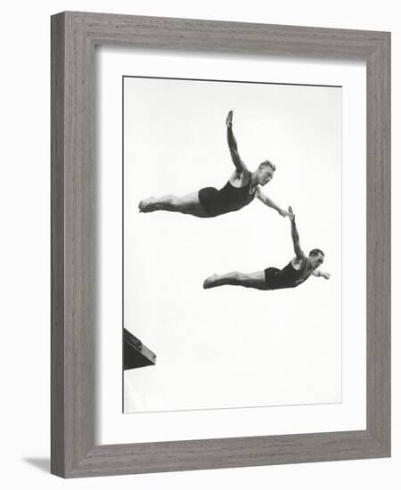 Platform Diving at the Berlin Olympic Games, 1936-null-Framed Photographic Print