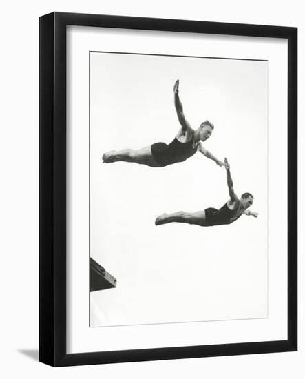 Platform Diving at the Berlin Olympic Games, 1936-null-Framed Photographic Print