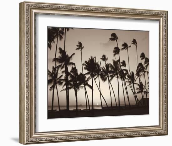 Platinum Palms I-Michael Neubauer-Framed Giclee Print