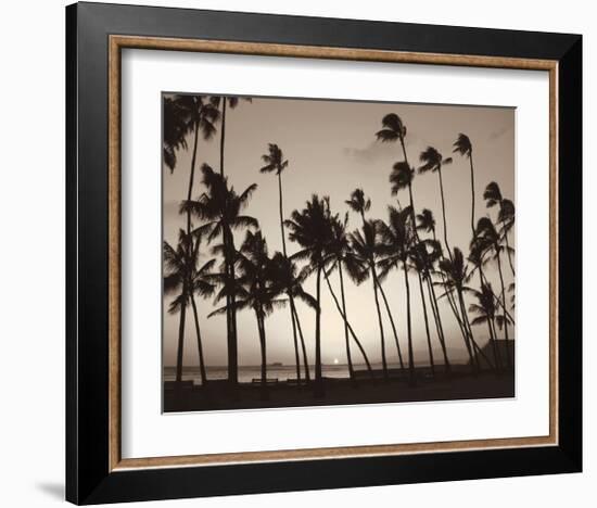 Platinum Palms I-Michael Neubauer-Framed Giclee Print