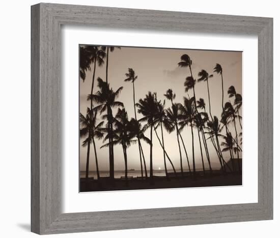 Platinum Palms I-Michael Neubauer-Framed Giclee Print