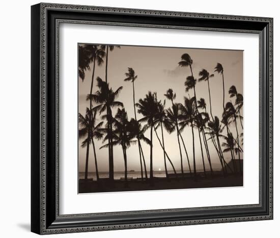 Platinum Palms I-Michael Neubauer-Framed Giclee Print