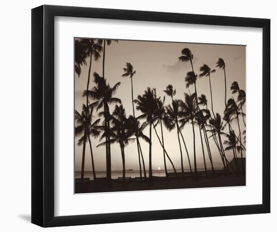 Platinum Palms I-Michael Neubauer-Framed Giclee Print