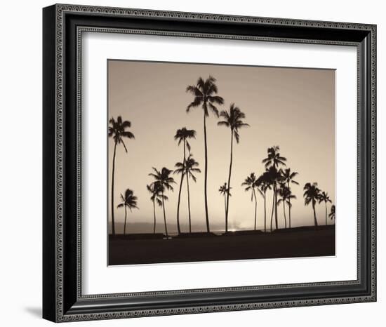 Platinum Palms II-Michael Neubauer-Framed Giclee Print