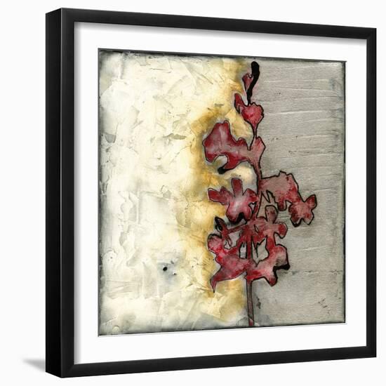 Platinum Silhouette III-Jennifer Goldberger-Framed Art Print