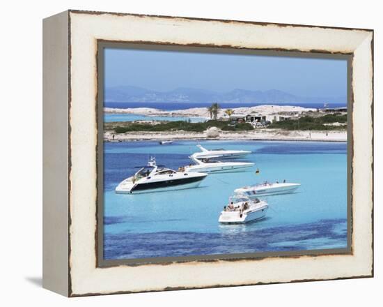 Platja Illetas, Formentera, Balearic Islands, Spain, Mediterranean-Hans Peter Merten-Framed Premier Image Canvas