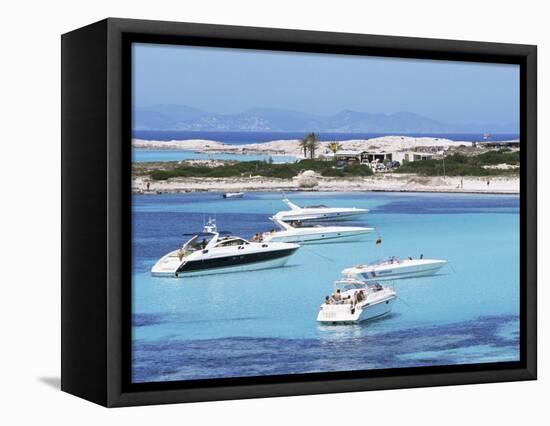 Platja Illetas, Formentera, Balearic Islands, Spain, Mediterranean-Hans Peter Merten-Framed Premier Image Canvas