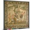 Plato Conversing with His Pupils, from the House of T. Siminius. Pompeii-Roman-Mounted Giclee Print