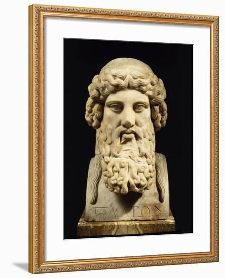 Plato, Greek Philosopher-null-Framed Photographic Print