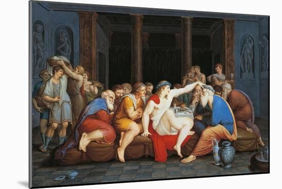 Plato's Symposium-Giovanni Battista Gigola-Mounted Giclee Print