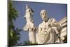 Plato Statue outside the Hellenic Academy-Jon Hicks-Mounted Photographic Print