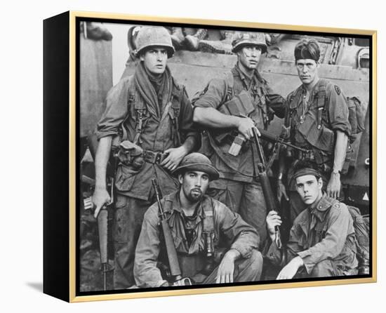 Platoon-null-Framed Stretched Canvas