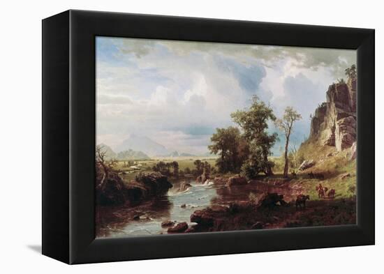 Platte River, c.1863-Albert Bierstadt-Framed Premier Image Canvas