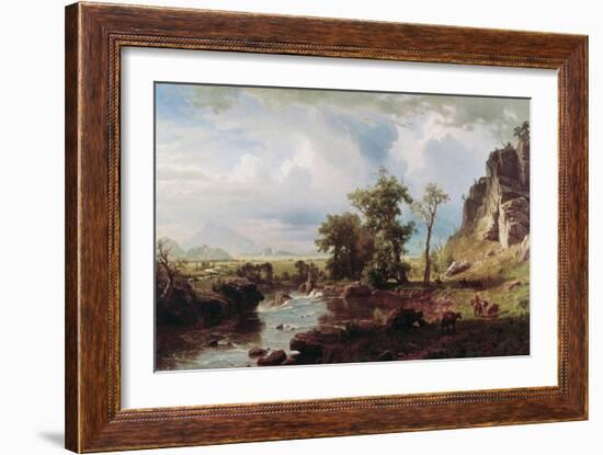 Platte River, c.1863-Albert Bierstadt-Framed Giclee Print