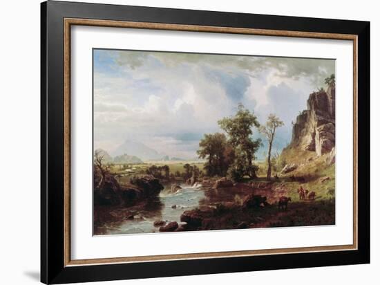 Platte River, c.1863-Albert Bierstadt-Framed Giclee Print