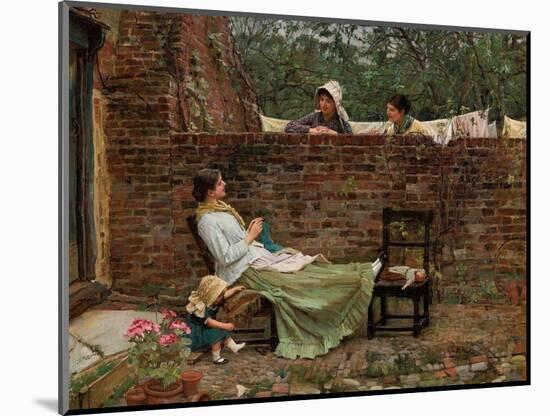 Plauderei (Gossip). Um 1885-John William Waterhouse-Mounted Giclee Print