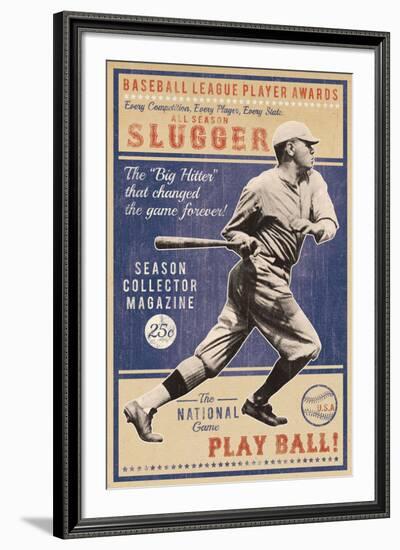 Play Ball-The Vintage Collection-Framed Giclee Print