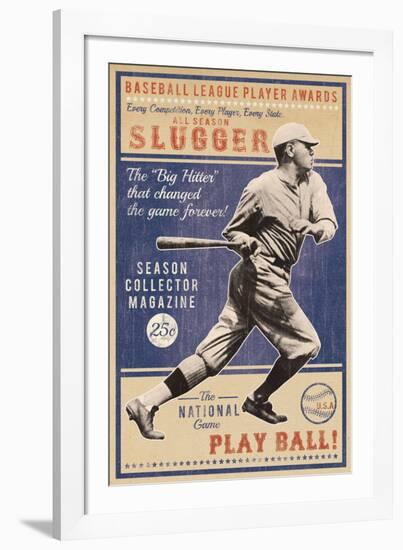 Play Ball-The Vintage Collection-Framed Giclee Print