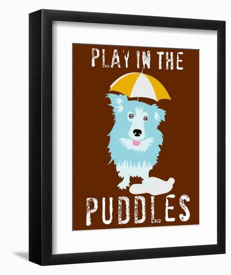 Play in the Puddles-Ginger Oliphant-Framed Art Print