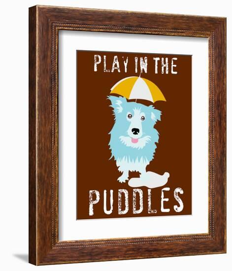 Play in the Puddles-Ginger Oliphant-Framed Art Print