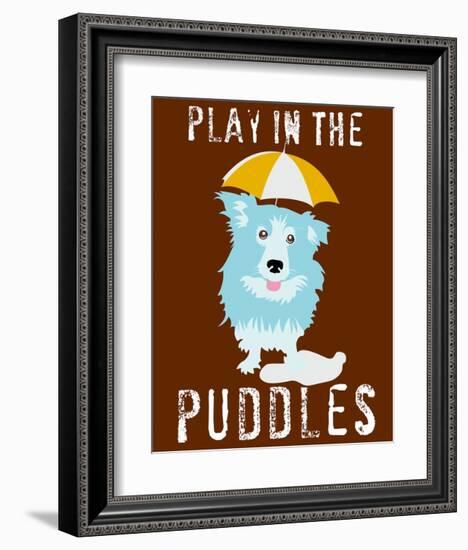 Play in the Puddles-Ginger Oliphant-Framed Art Print