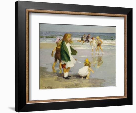 Play in the Surf-Edward Henry Potthast-Framed Giclee Print