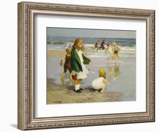 Play in the Surf-Edward Henry Potthast-Framed Giclee Print