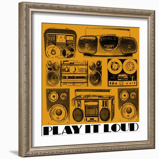 Play It Loud-Linda Wood-Framed Giclee Print