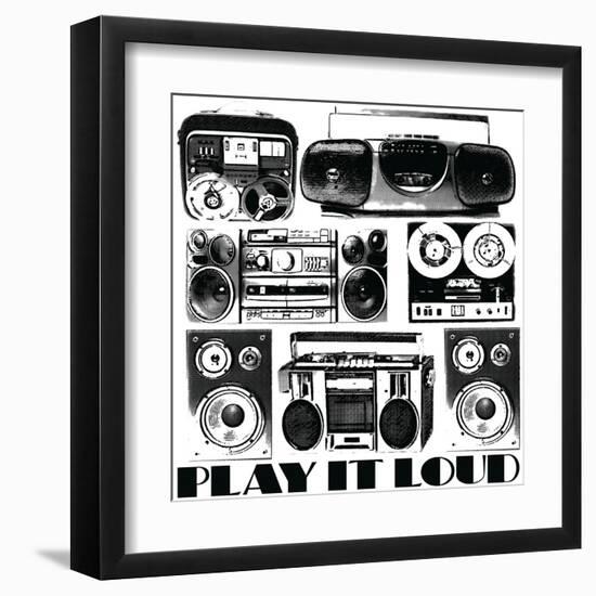 Play It Loud-Linda Wood-Framed Giclee Print