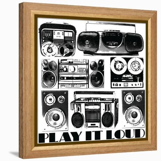 Play It Loud-Linda Wood-Framed Stretched Canvas