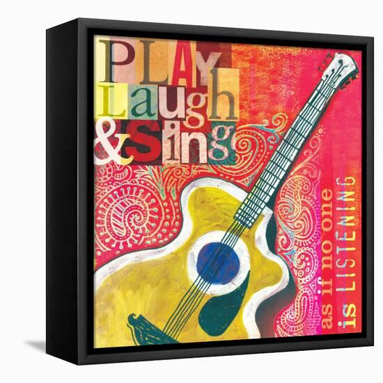 Play Laugh Sing-Cory Steffen-Framed Premier Image Canvas