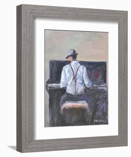 PLAY ME A TUNE-ALLAYN STEVENS-Framed Art Print