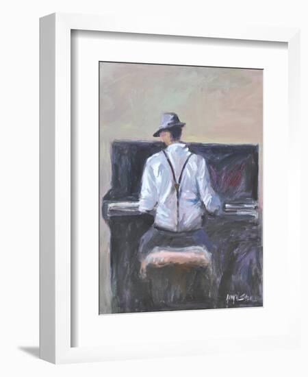 PLAY ME A TUNE-ALLAYN STEVENS-Framed Art Print