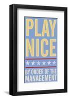 Play Nice-John Golden-Framed Giclee Print