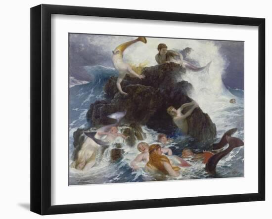 Play of the Naiads, 1886-Arnold Böcklin-Framed Giclee Print