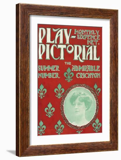 Play Pictorial Cover - J M Barrie 'The Admirable Crichton'-Hugh Thomson-Framed Giclee Print