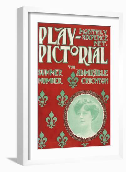 Play Pictorial Cover - J M Barrie 'The Admirable Crichton'-Hugh Thomson-Framed Giclee Print