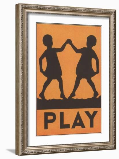 Play Poster-null-Framed Art Print