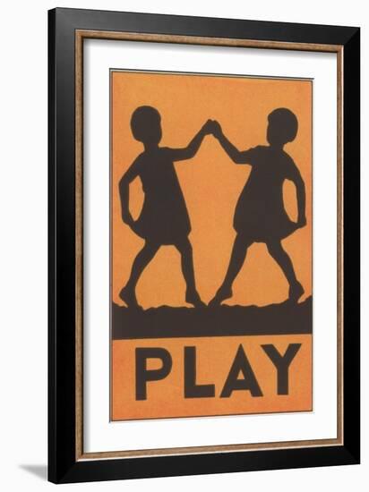 Play Poster-null-Framed Art Print