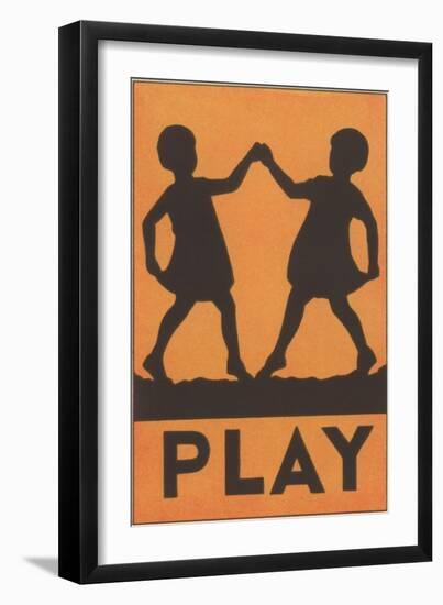 Play Poster-null-Framed Art Print