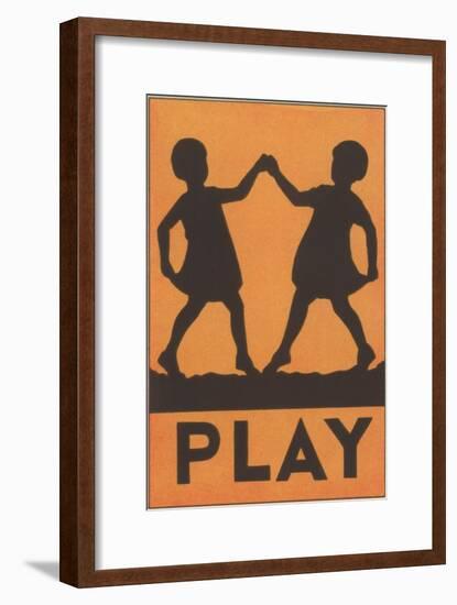 Play Poster-null-Framed Art Print