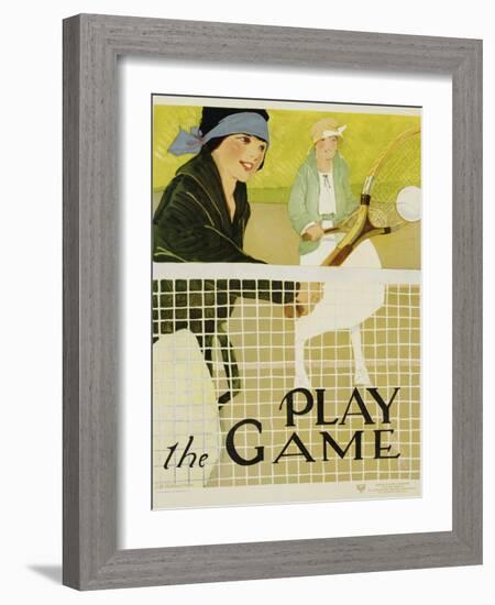 Play the Game-Lucile Patterson Marsh-Framed Giclee Print