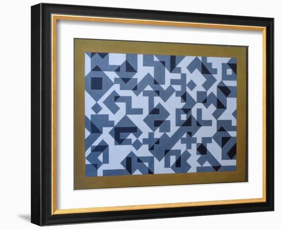 PLAY WITH Overlay, 2020 (Acrylic on Hardboard)-Peter McClure-Framed Giclee Print